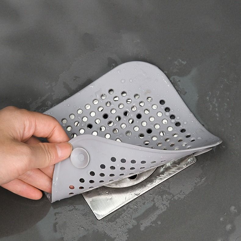 New Silicone Sink Drain Strainer Drain Sink Anti-clogging Artifact Floor Drain Cover Bathroom Hair Filter Silicone Sink Strainer