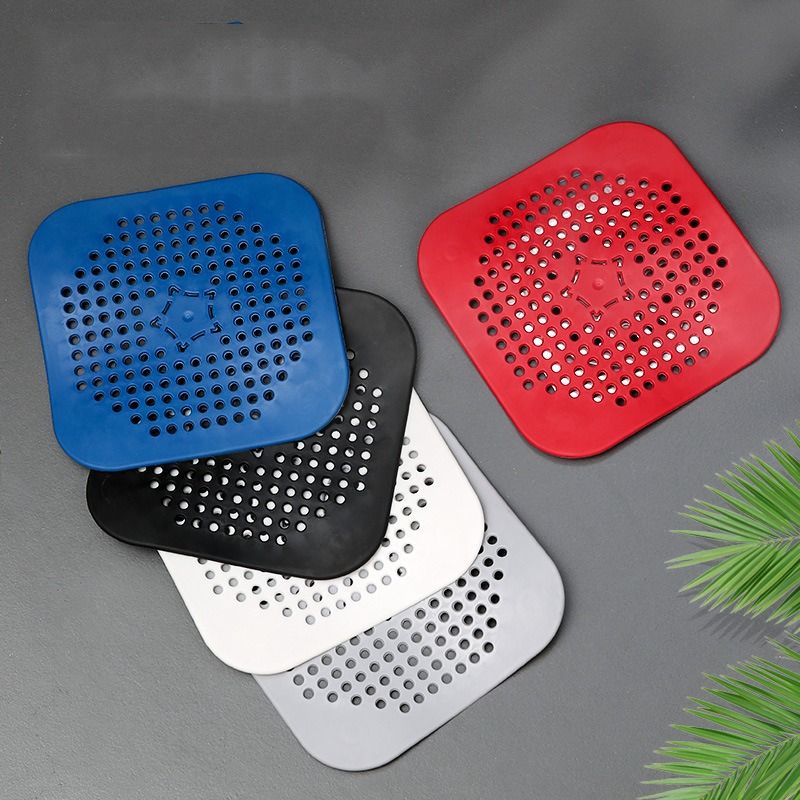 New Silicone Sink Drain Strainer Drain Sink Anti-clogging Artifact Floor Drain Cover Bathroom Hair Filter Silicone Sink Strainer