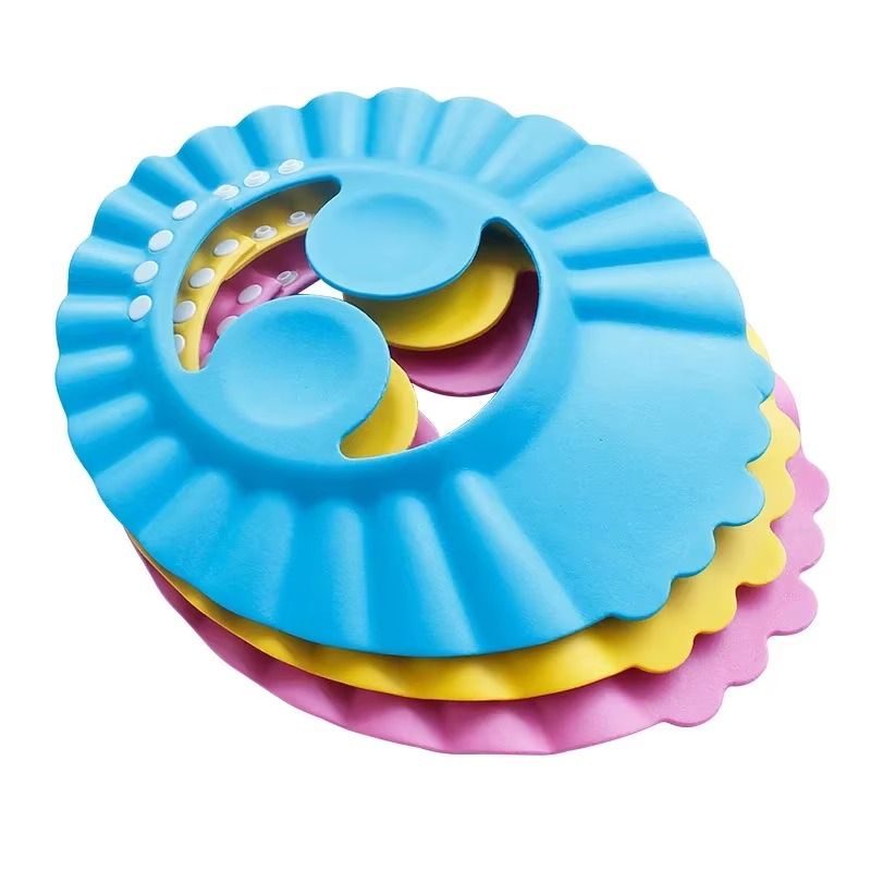 Adjustable Eye Ear Protector Kids Bathing Shower Head Cover Baby Washing Hair Hat