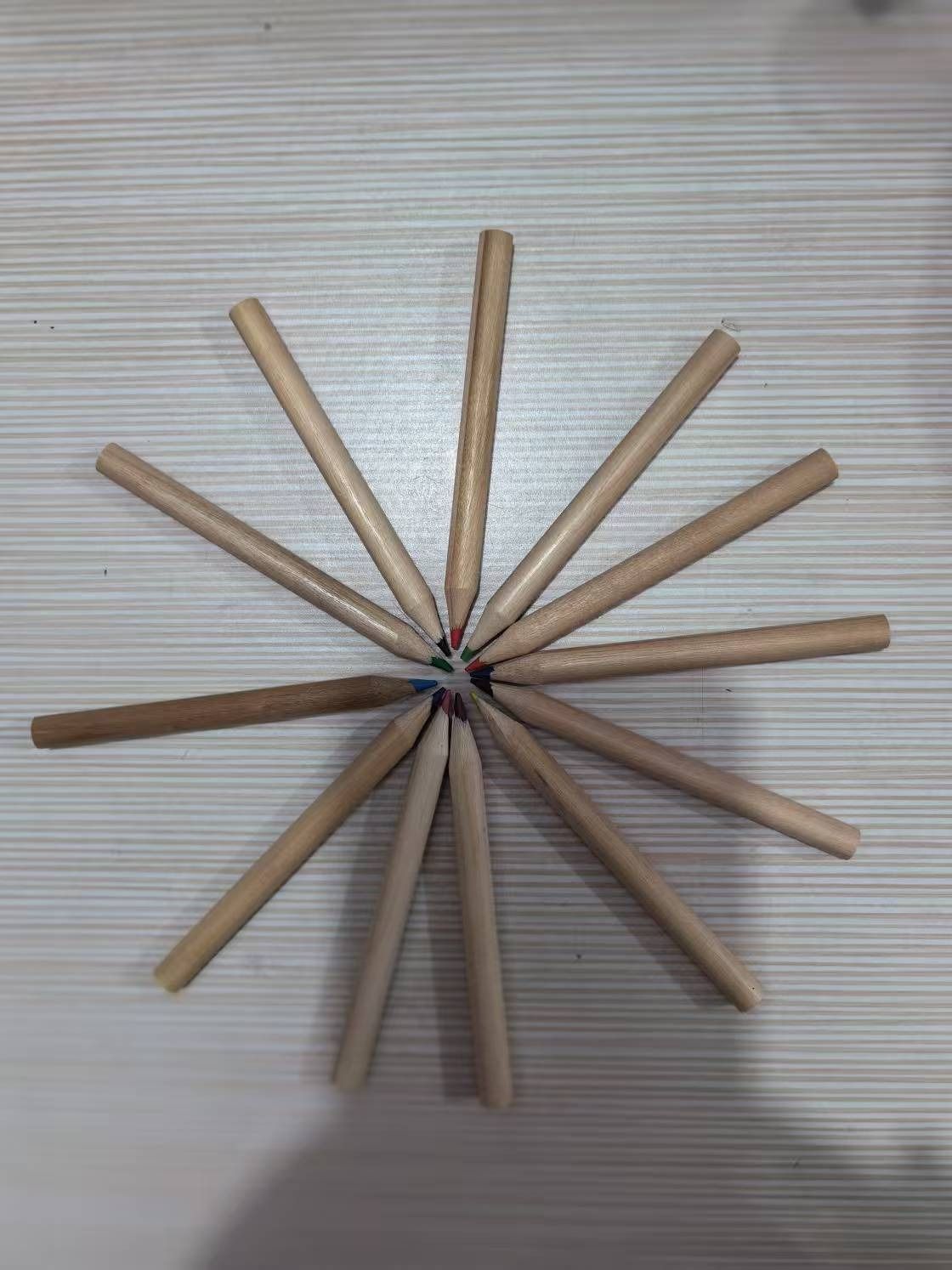 Color Pencil Kids 12 Colors Set Pack Wooden Stationery Multi Kawaii Professional Art Pencils Kit Set