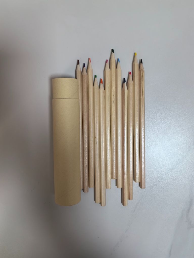 Color Pencil Kids 12 Colors Set Pack Wooden Stationery Multi Kawaii Professional Art Pencils Kit Set