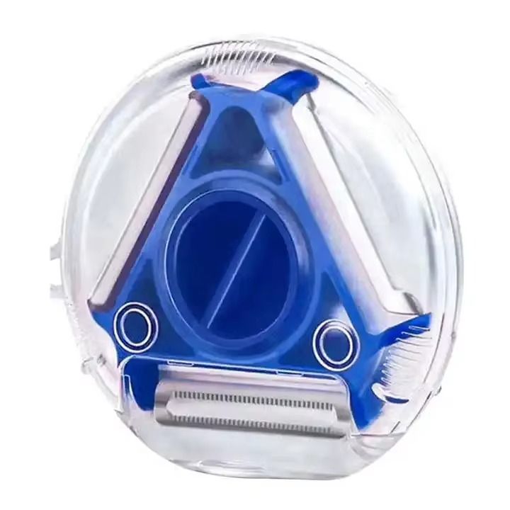3 in 1 Rotary Round Vegetable Fruit Peeler Tool Multi- Functional Magic Trio Fruit Peeler With Stainless Steel Blade