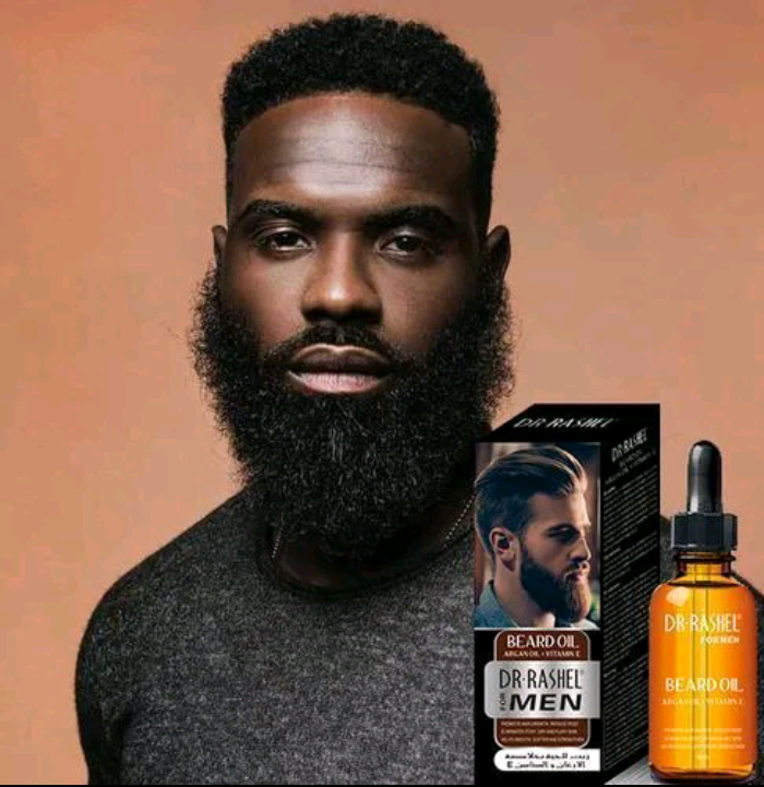 Dr. Rashel Beard Oil With Argan Oil + Vitamin E For Men .Reduces dryness and itchiness ,help in healthy  beard growth and moisturization of the skin.