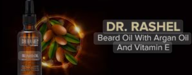 Dr. Rashel Beard Oil With Argan Oil + Vitamin E For Men .Reduces dryness and itchiness ,help in healthy  beard growth and moisturization of the skin.