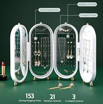 Foldable Exquisite Jewellery Box/Organizer, Beautiful & Elegant Design