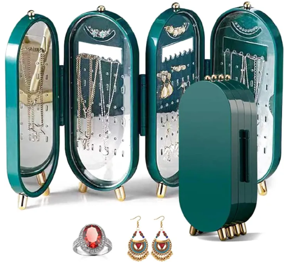 Foldable Exquisite Jewellery Box/Organizer, Beautiful & Elegant Design