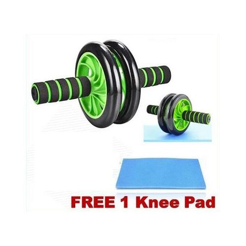 Exclusive Offer !! Original Tummy trimmer + ABS ROLLER with mat + skipping rope Tummy Trimmer Portable Belly Slimming Foot Pedal Abdomen Leg Exerciser Elastic Sit Up Abdomen Gym