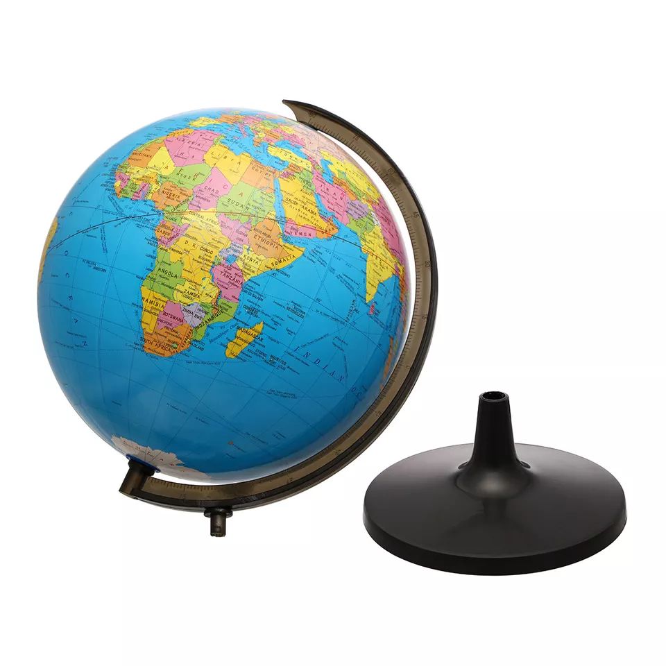 Original 32cm diameter world globe, Globe World Map -round Exclusive Offer 2025