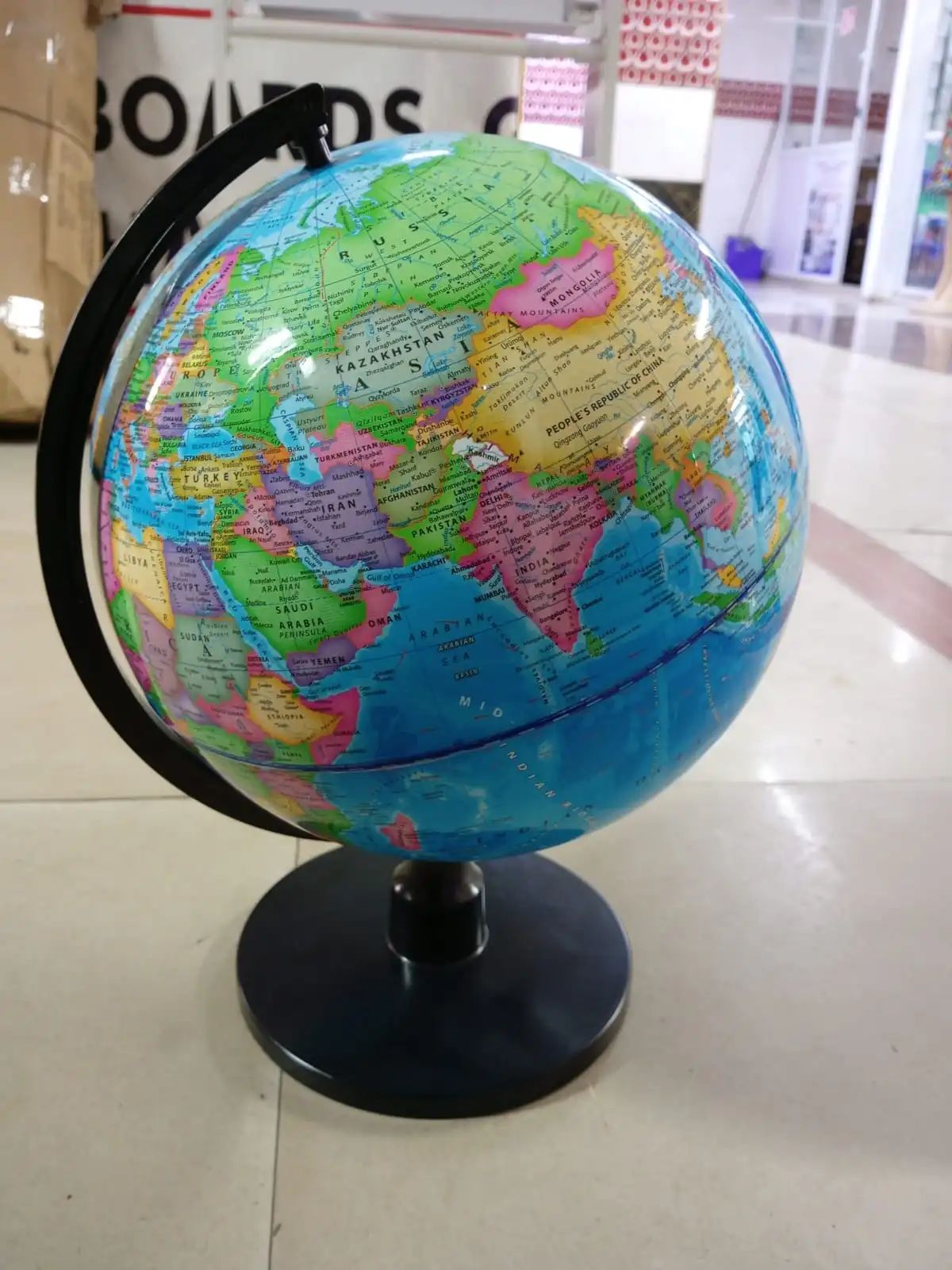 Original 32cm diameter world globe, Globe World Map -round Exclusive Offer 2025