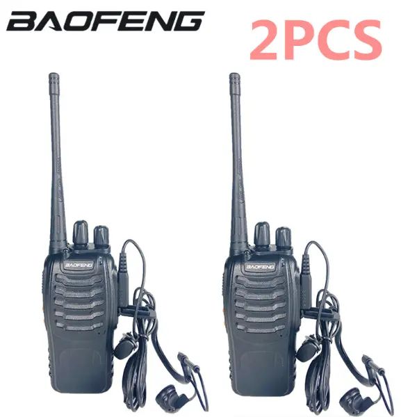 Exclusive Offer for 2pcs/LoT Original Baofeng BF-888S Walkie talkie Two-way radio set BF 888s UHF 400-470MHz VoIP Phones Device