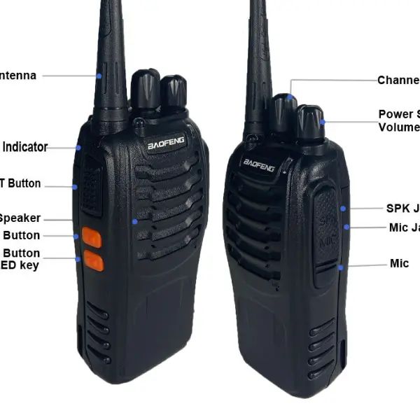 Exclusive Offer for 2pcs/LoT Original Baofeng BF-888S Walkie talkie Two-way radio set BF 888s UHF 400-470MHz VoIP Phones Device