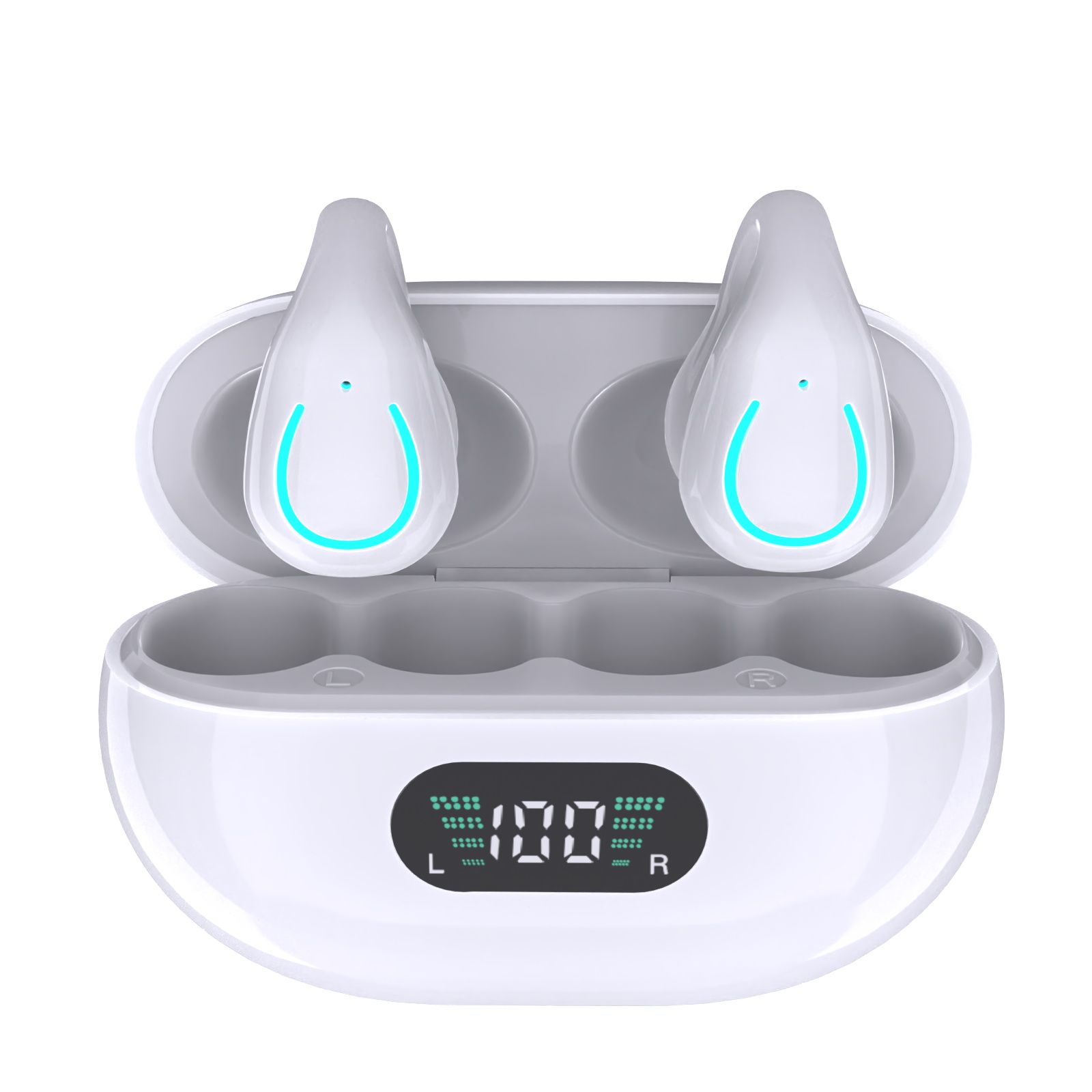 YYK-Q71 Wireless Bluetooth Headphones Non-In-Ear, Clip-On, Noise Cancelling, Highly Compatible, Long battery life.