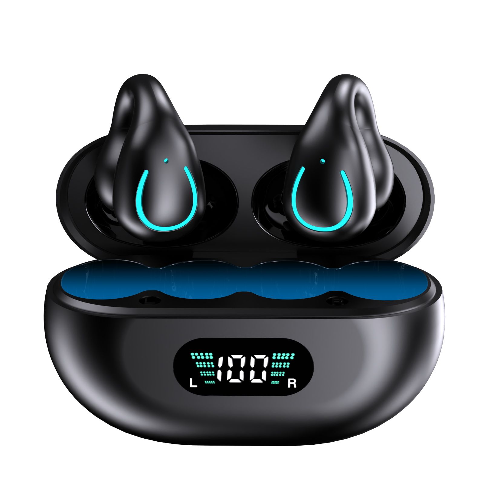 YYK-Q71 Wireless Bluetooth Headphones Non-In-Ear, Clip-On, Noise Cancelling, Highly Compatible, Long battery life.