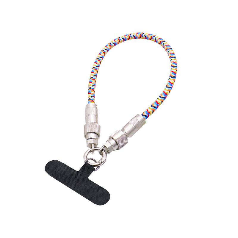 2-in-1 Phone Lanyard Charging Cable, Braided Anti-Lost Strap, PD 60W Fast Charge Data Cable, Compatible with C to C or C to Lightning