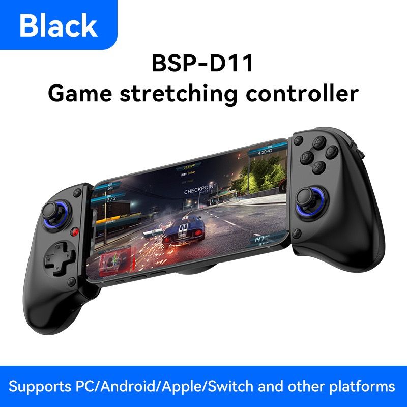 D11 Extendable Gaming Controller with Hall Trigger for Switch/PC/Android/iOS/Bluetooth/XBOX/Streaming Controller