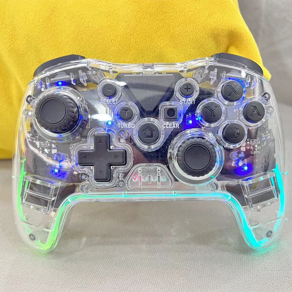 GM36 Wireless Bluetooth Vibrant Light-Up Game Controller for Mobile/TV/PC/Tesla/Switch/Tablet