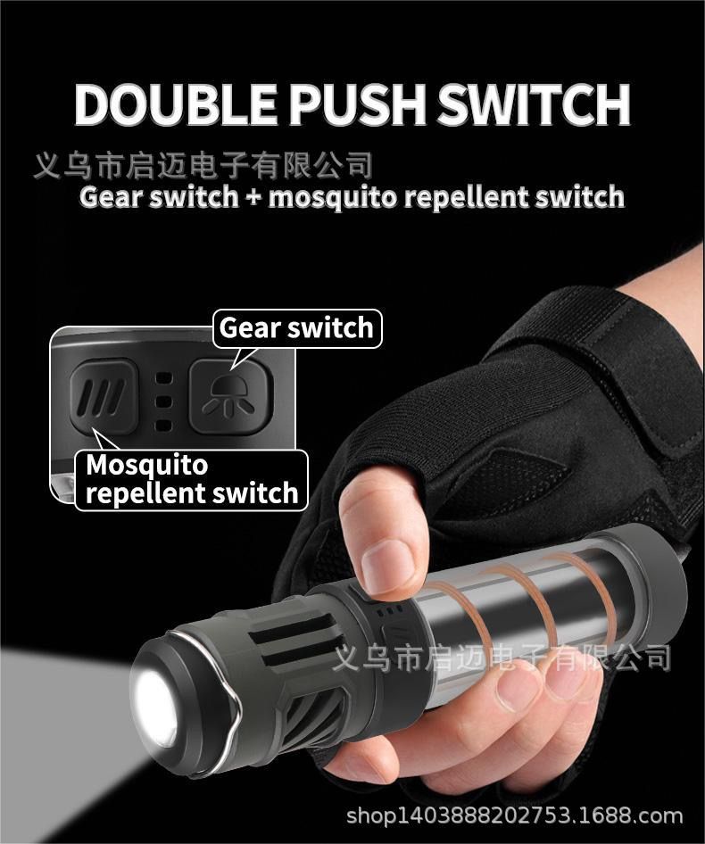 LED Mosquito Repellent Camping Light – Outdoor Illumination, Tripod Flashlight, Multifunctional Camp Lantern