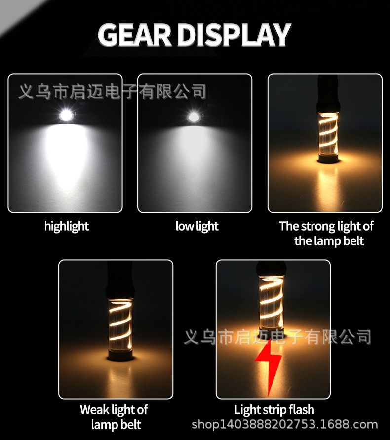 LED Mosquito Repellent Camping Light – Outdoor Illumination, Tripod Flashlight, Multifunctional Camp Lantern