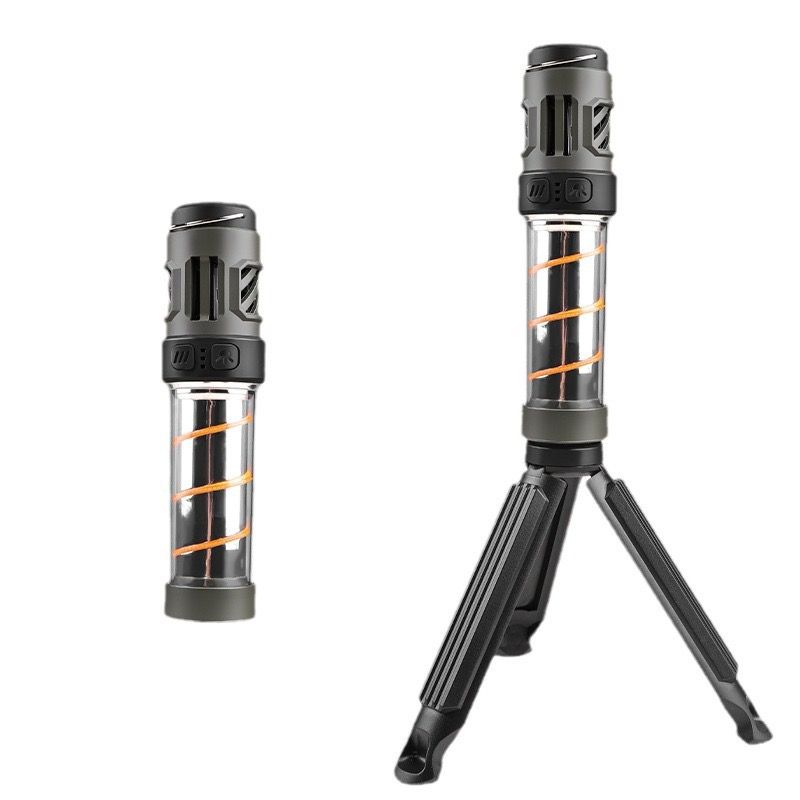 LED Mosquito Repellent Camping Light – Outdoor Illumination, Tripod Flashlight, Multifunctional Camp Lantern