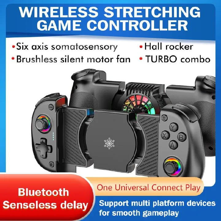 X5 Mini: Phone Cooler & Hall Effect Gamepad for PC/Android/iOS/Steam Link