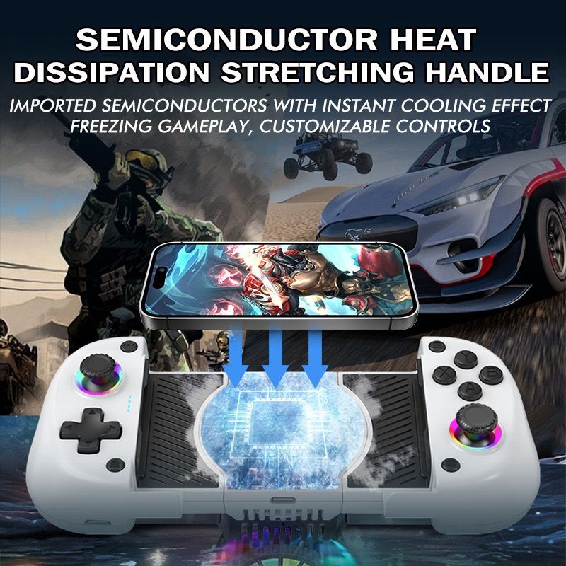 X5 Mini: Phone Cooler & Hall Effect Gamepad for PC/Android/iOS/Steam Link