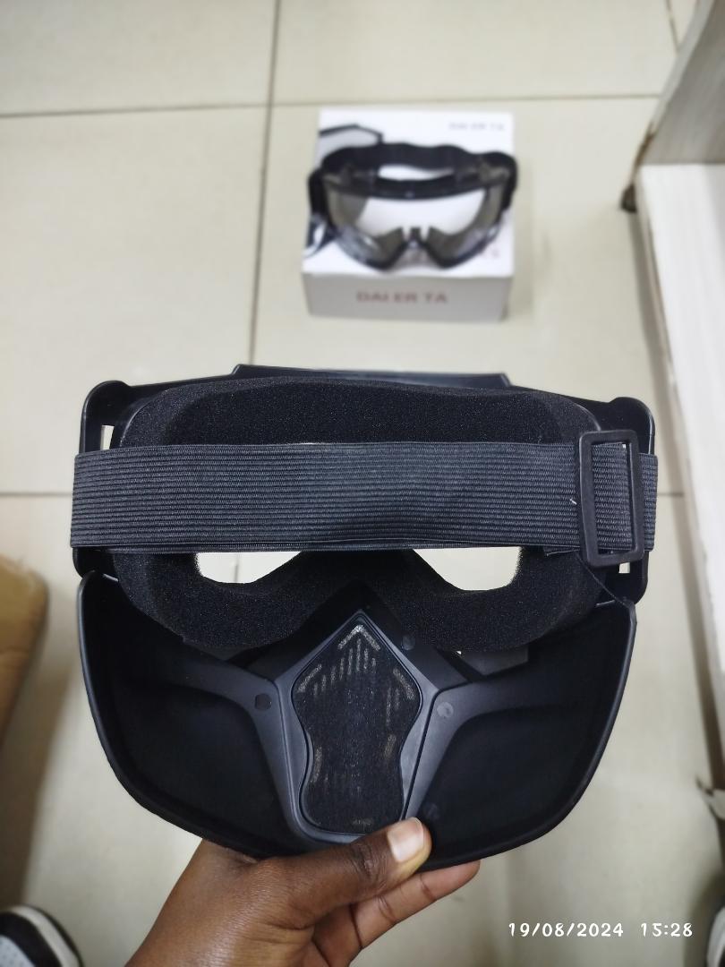 2 in 1 Motor Bike Visor, chemical gas motor mask, Bikers,