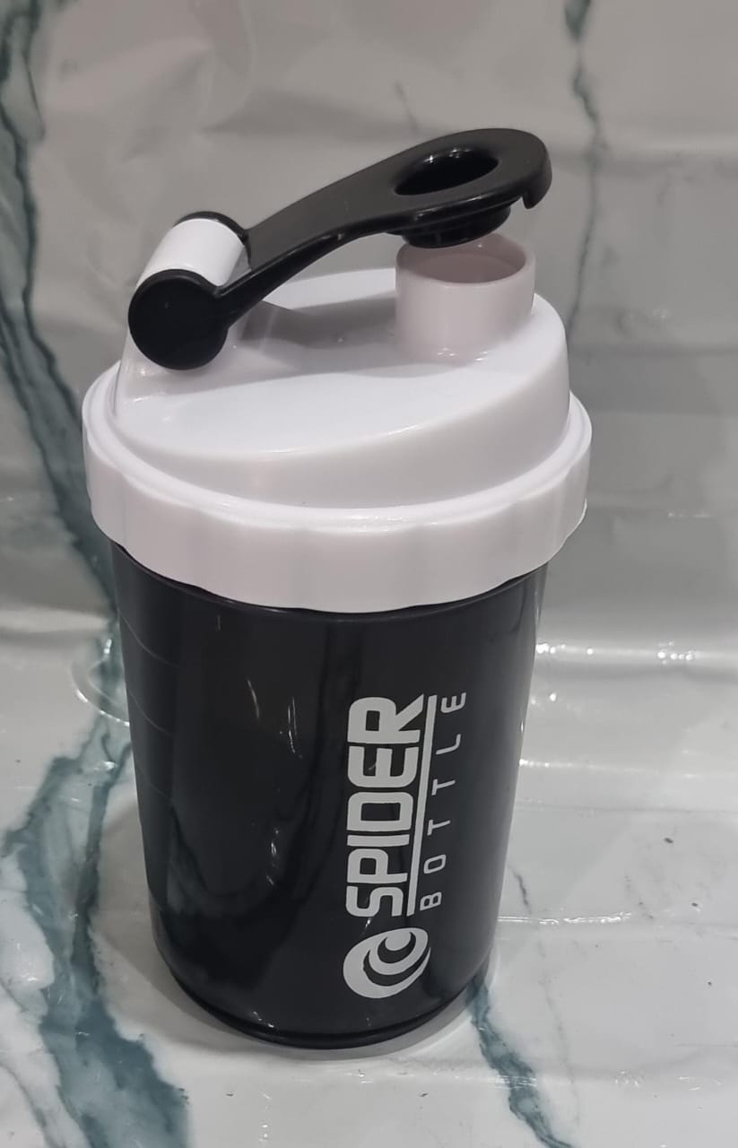 Fitness Spider Shaker Bottle Gym Shaker bottle Smart Shaker Bottles Cyclone Shaker For Pre-Post Workout Supplement Protein Shake Gym Sipper Bottle 500ml For Men & Women(Multi Colour)