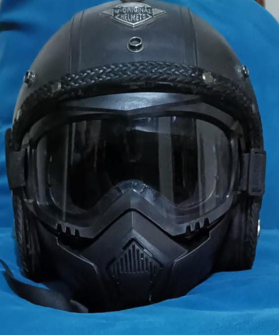 2 in 1 Motor Bike Visor, chemical gas motor mask, Bikers,
