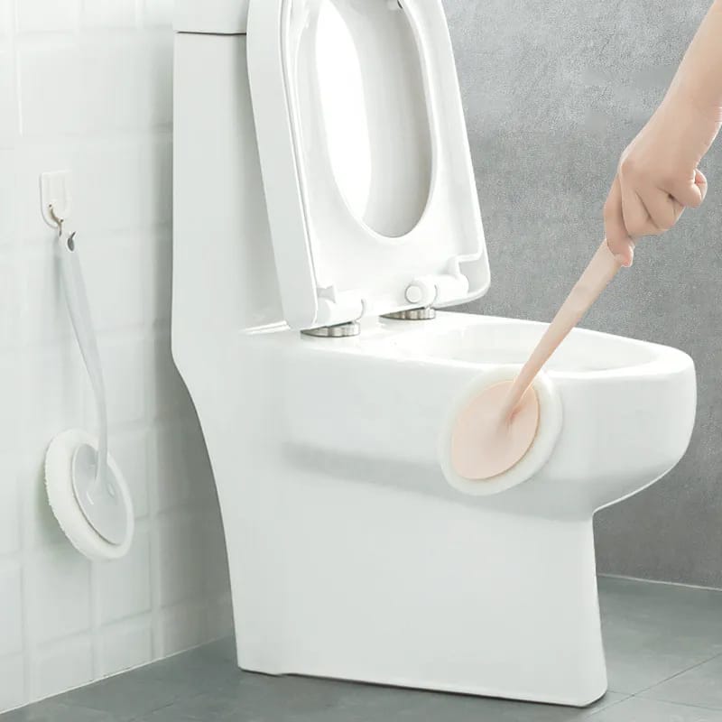 Long Handle Cloth Bathroom Bathtub Wash Basin Brush Kitchen Brush Cooking Range Sink Cleaning Brush