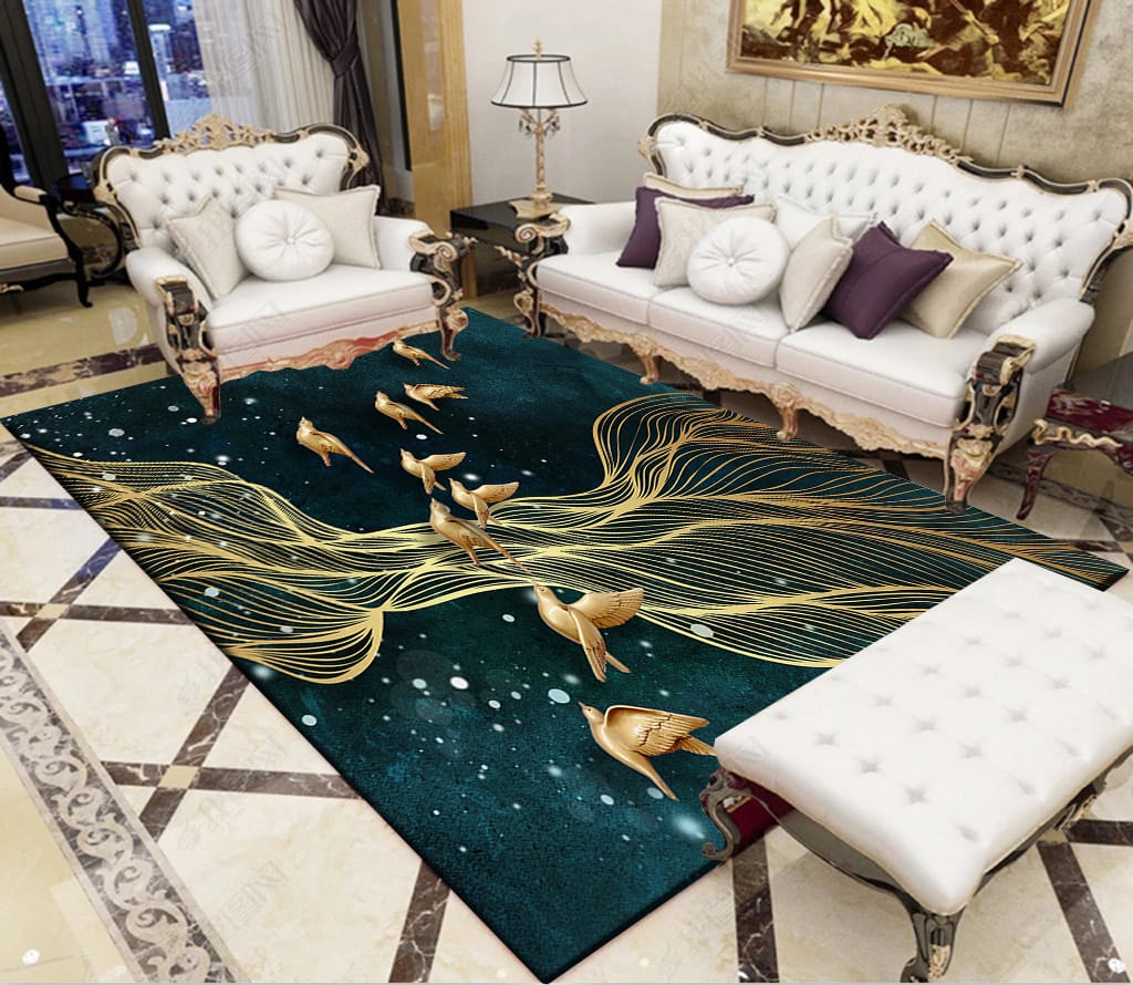 Quality Classy 3D or HD 5*8 Carpets With Antislip Lower Side Table or Dinning  or Bedroom Mat Rug Carpet