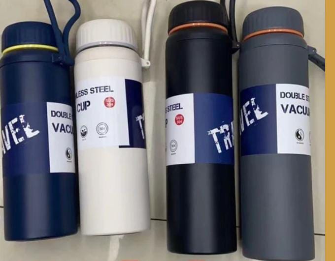 Travel stainless Steel vaccum Flask bottle can act as Water, Milk or Coffee Thermos Flask Keep Hot or Cold Bottle Double Wall Flask