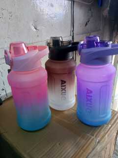 Classic Aixuc Water  bottle Stay hydrated and motivated through the Day with Water or Juice Bottle