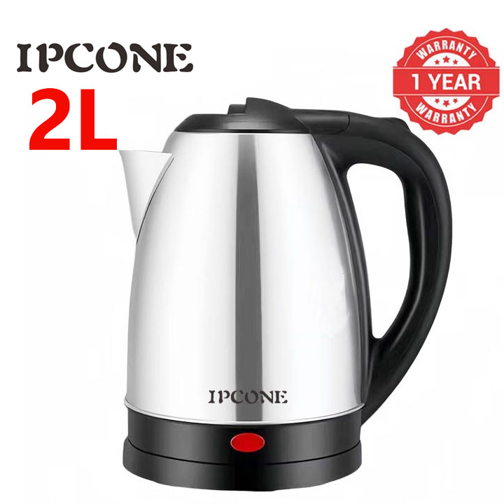 IPCONE 2L Energy Efficient Electric Water Kettle Heater Jug Cordless Stainless Steel Electric Kettle as picture,2L