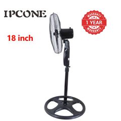 IPCONE 18 Inch Stand Fan -5 Blades 3 Speed Powerful motor Fan Electric Floor Fan Cooling Fan Cooler Floor Fan