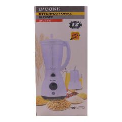 IPCONE 1.5L 2 In 1 Motor Stainless Steel Blender HT-JD-003 Quality With Grinder Juicer  ipcone blender Ipcone blender