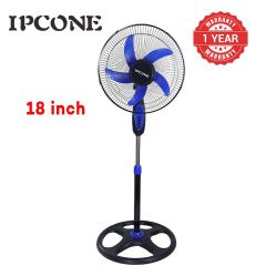 IPCONE 18 Inch Stand Fan -5 Blades 3 Speed Powerful motor Fan Electric Floor Fan Cooling Fan Cooler Floor Fan