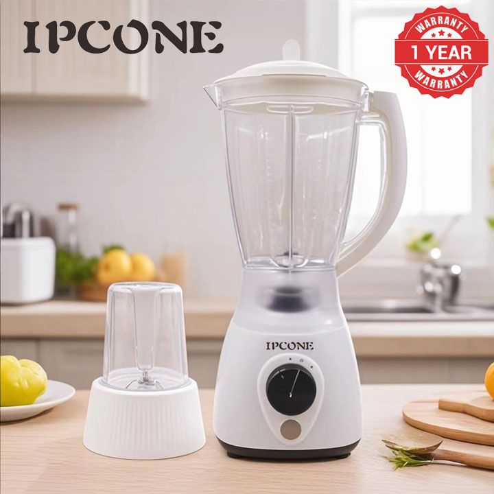 IPCONE 1.5L 2 In 1 Motor Stainless Steel Blender HT-JD-003 Quality With Grinder Juicer  ipcone blender Ipcone blender