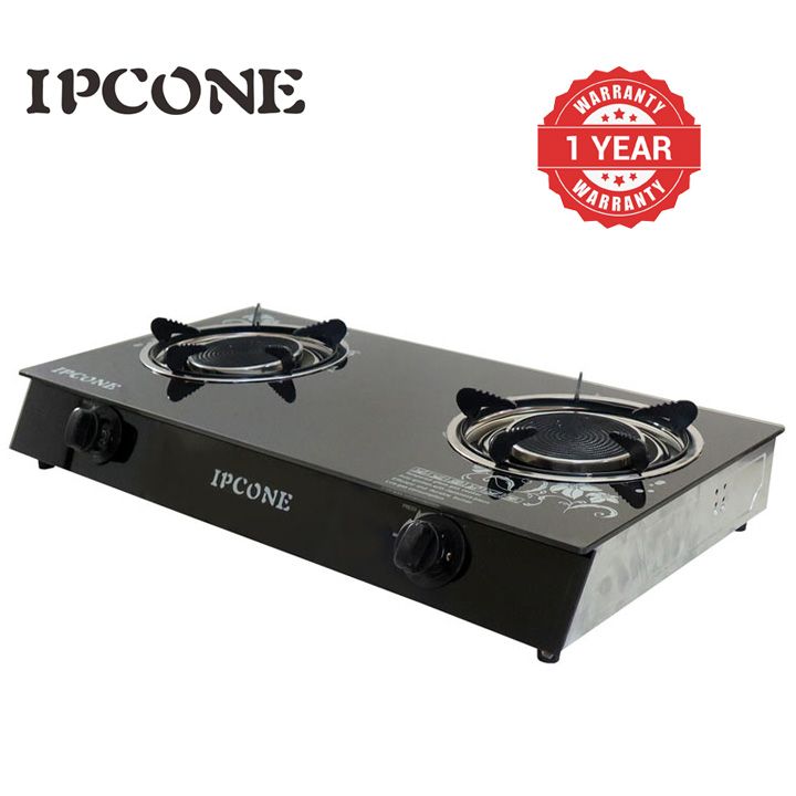 IPCONE 2 Gas Cooker Double Burner Gas stove Super Infrared gas cooker 【hot】gas cooker/stove gas cooker cooking gas cooker glass gas cooker burner  8002