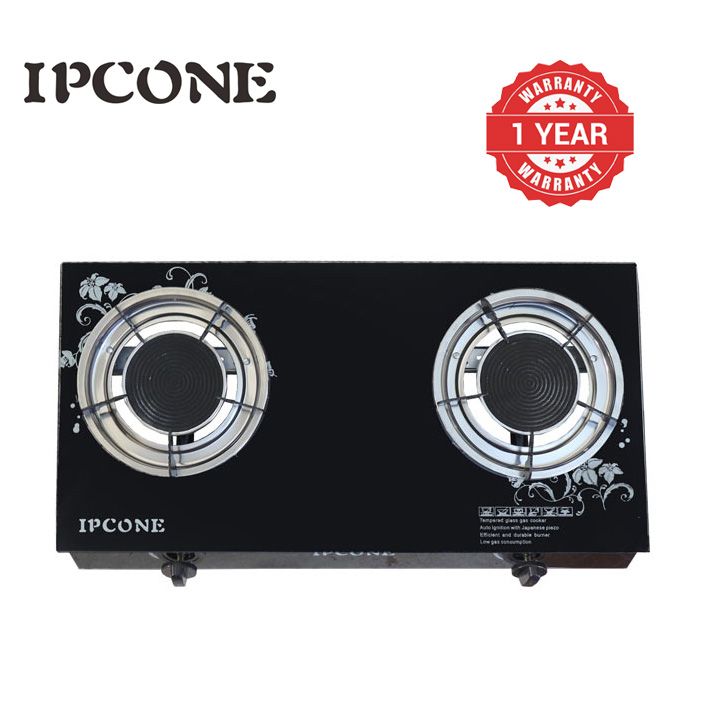 IPCONE 2 Gas Cooker Double Burner Gas stove Super Infrared gas cooker 【hot】gas cooker/stove gas cooker cooking gas cooker glass gas cooker burner  8002