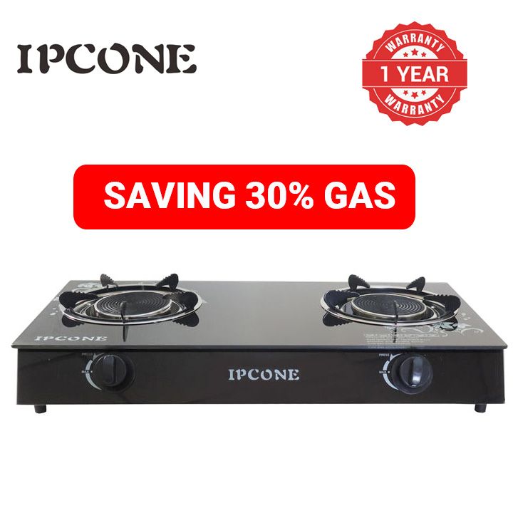 IPCONE 2 Gas Cooker Double Burner Gas stove Super Infrared gas cooker 【hot】gas cooker/stove gas cooker cooking gas cooker glass gas cooker burner  8002
