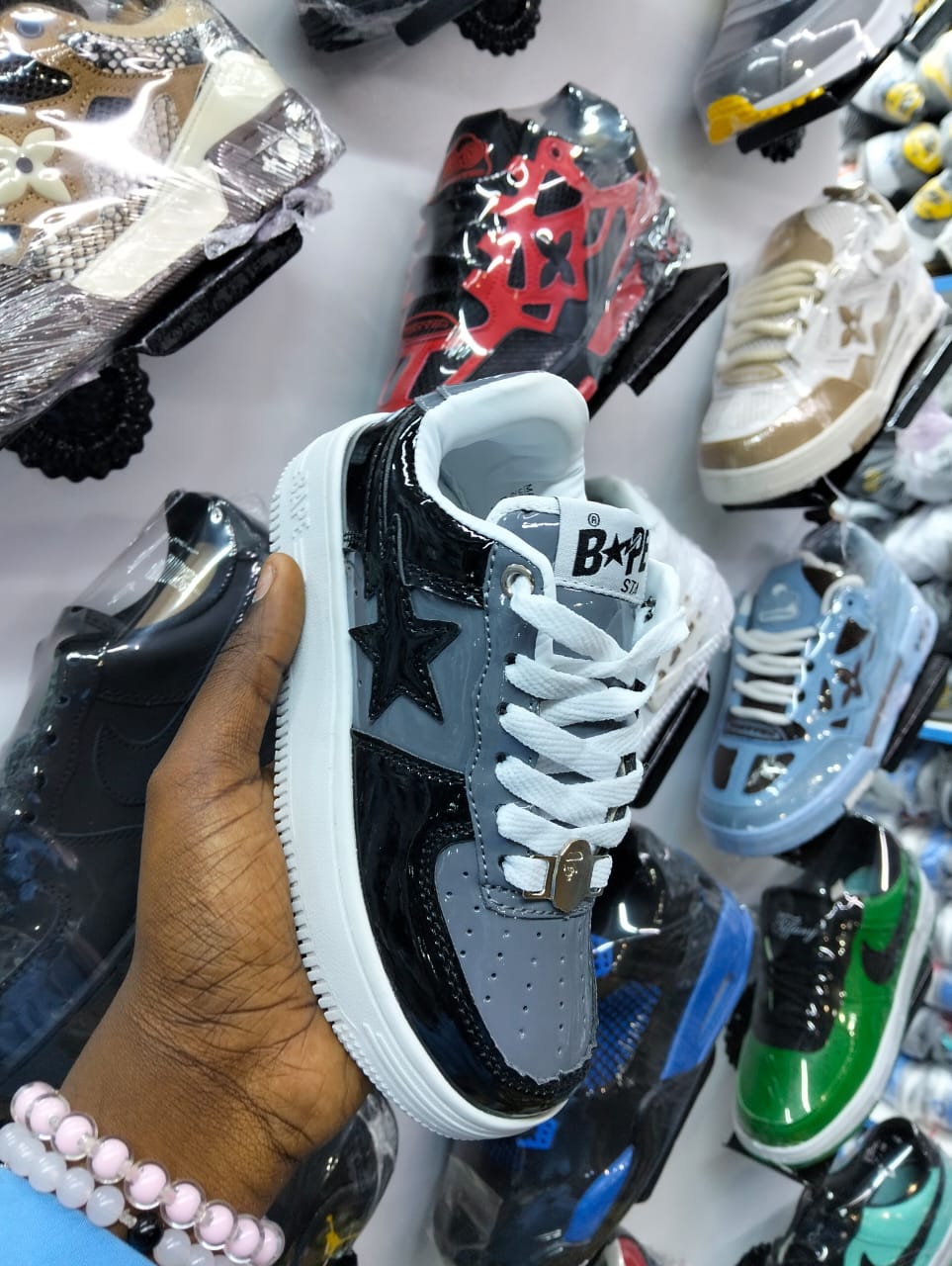 KIDS BAPESTAR LATEST VERSION SNEAKERS UNISEX FASHIONABLE