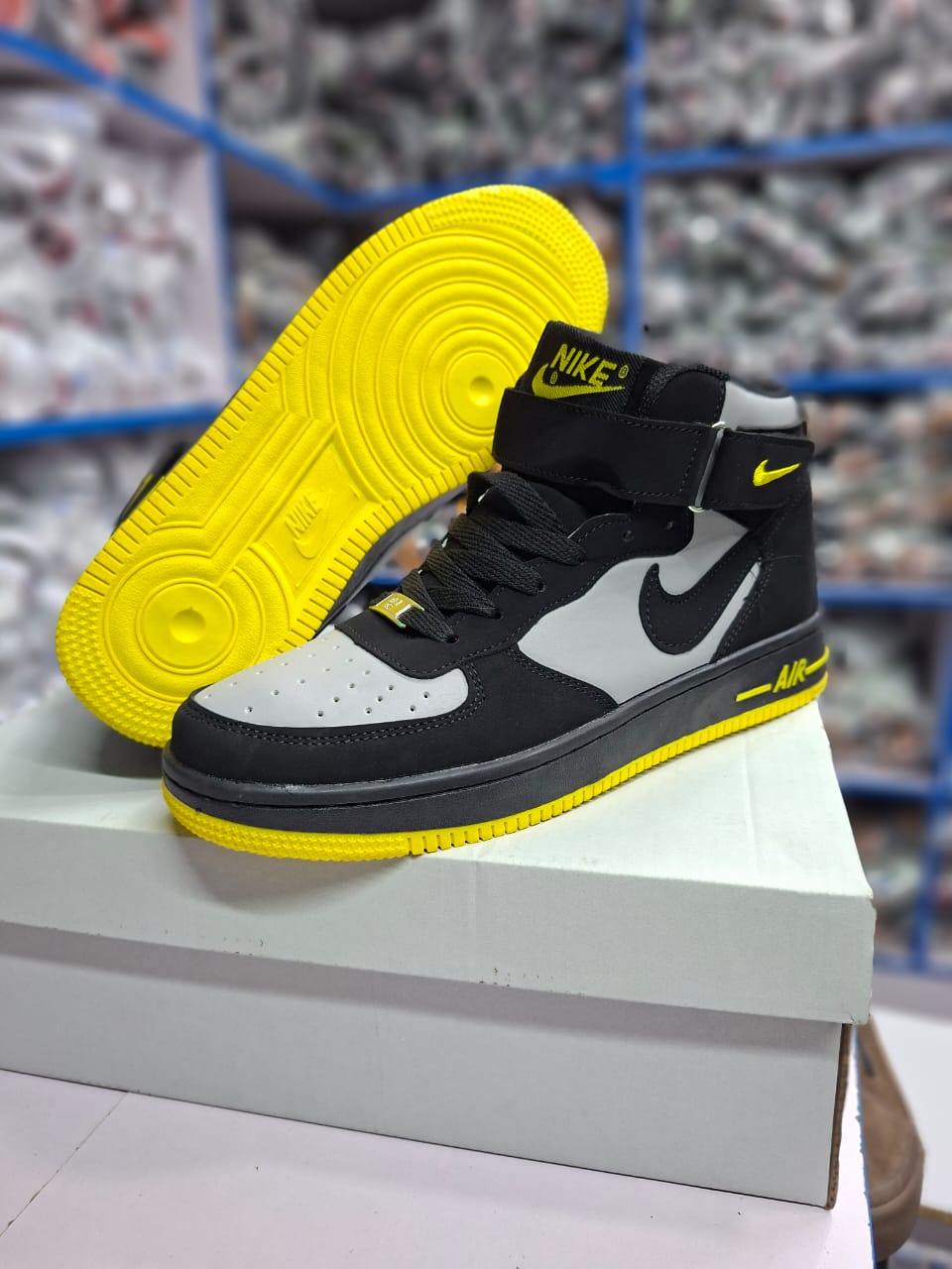 ORIGINA/LATEST/ NEW ARRIVAL ⚡High quality Air force 1 high boot UNISEX fashioned high boot for all,❤️‍🔥 all wearing men/women/ladies classic fashioned breatherble 🔥very cute sneakers❤️‍🔥