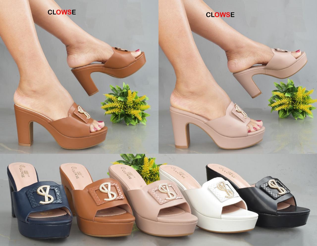 Clearance sale❤️‍🔥OFFER/OFFER HEELS women shoes 🔥high quality women BLOCK light shoe ❤️‍🔥very cute looking 😍multifunctional official shoes ALL Weather wearing ladies/women flat rubber shoes very❤️