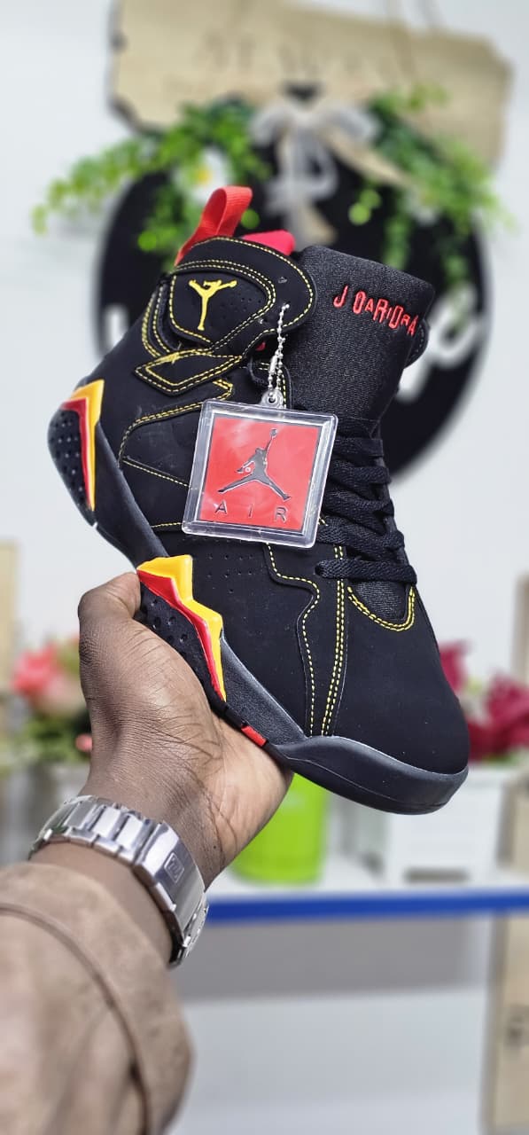 ⚡JORDAN 7CLASSIc⚡ HIGH QUALITY ⚡CLASSIC Fashioned Men"s breatherble original leather Jordan sneakers New fashion men's sneaker shoes❤️‍🔥very cute as in picture, matching all out fits and colours❤️‍🔥