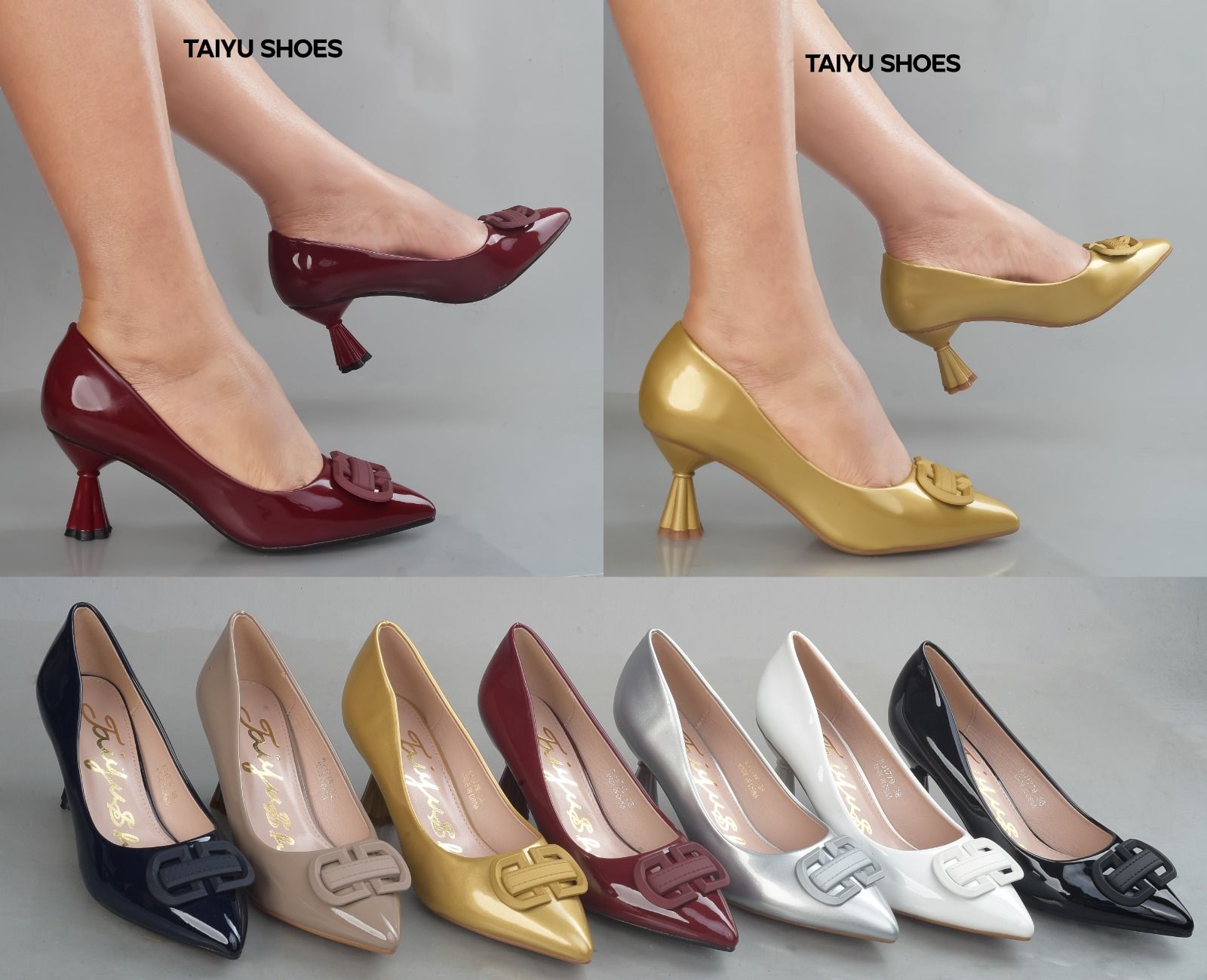 TAIYU Heels❤️‍🔥OFFER women Heel shoes 🔥high quality women sharp heel shoes❤️‍🔥very cute looking 😍multifunctional official shoes ALL Weather wearing ladies/women leather shoes, the best❤️EASY CLEAN