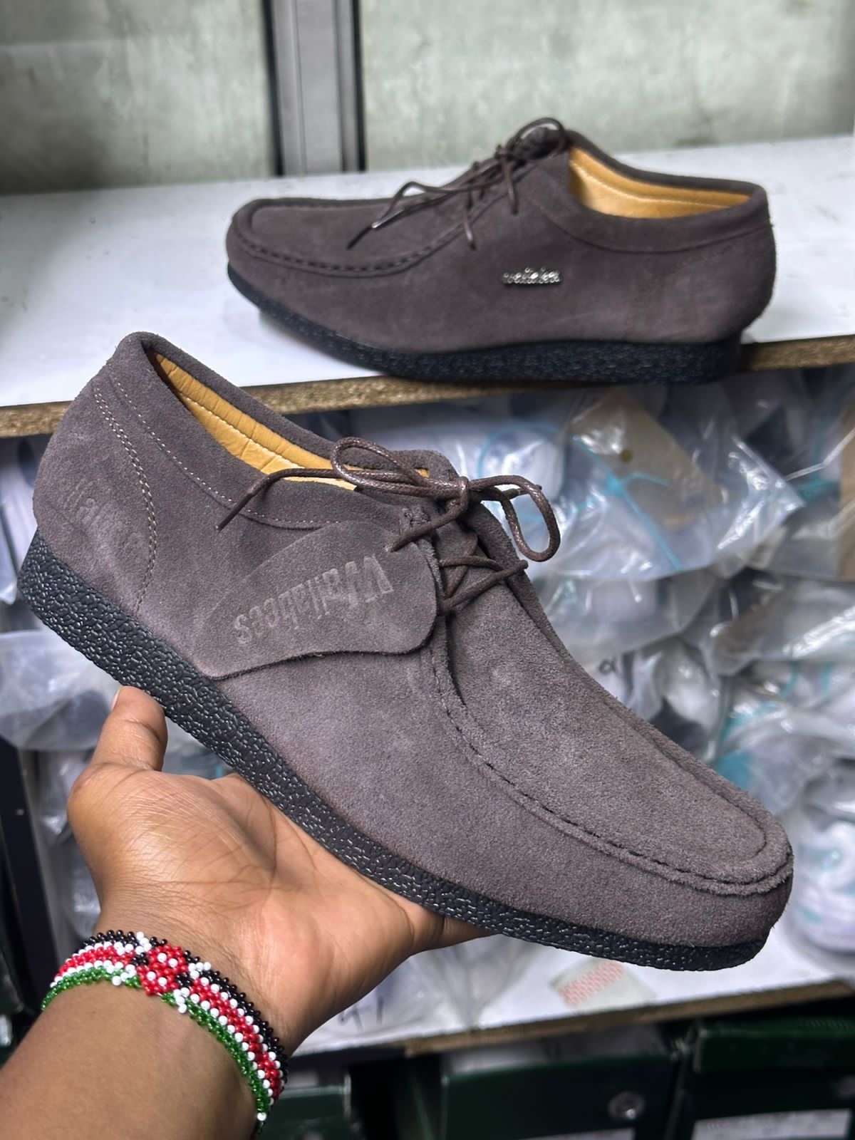 HIGH QUALITY⚡CLARK'S WALLABEES⚡ ORIGINA/LATEST/ NEW ARRIVAL SUEND CLARKS⚡ MEN'S official and non official all wearing men/classic fashioned breatherble suend wallabes 🔥samba sneakers❤️‍🔥VERY cute