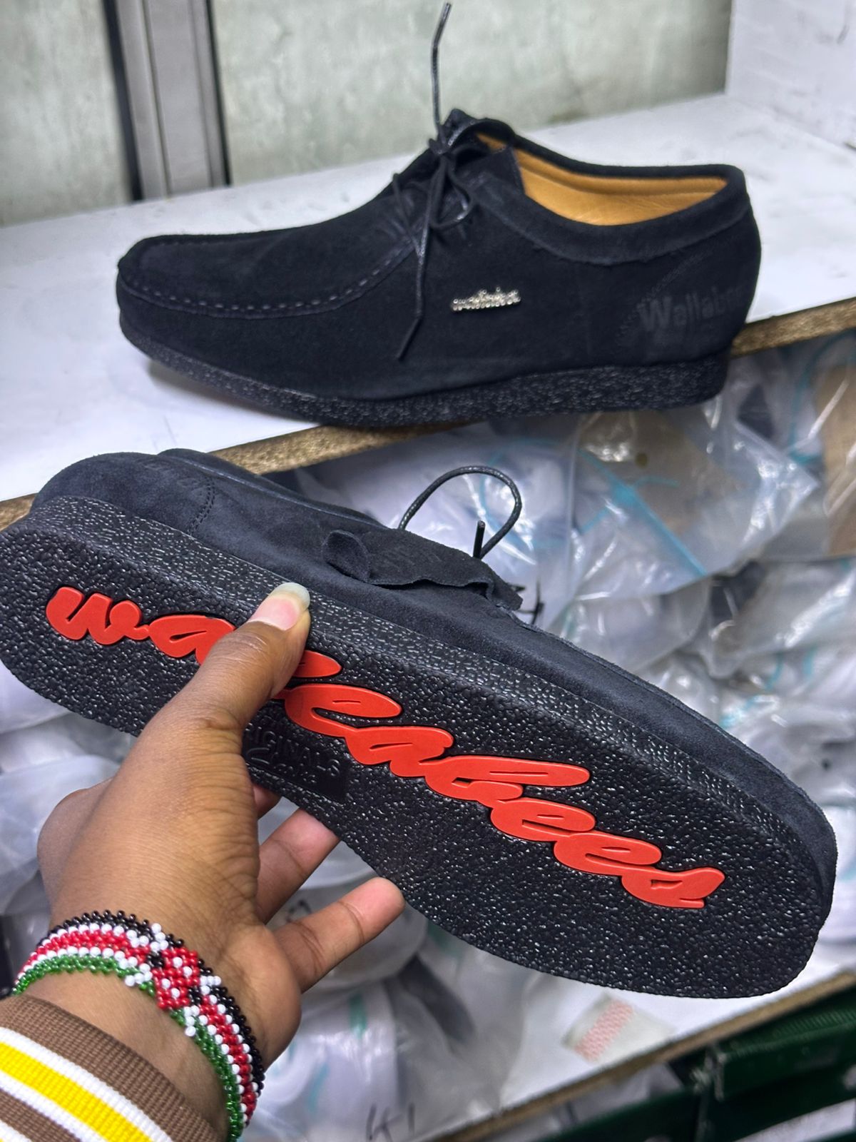 HIGH QUALITY⚡CLARK'S WALLABEES⚡ ORIGINA/LATEST/ NEW ARRIVAL SUEND CLARKS⚡ MEN'S official and non official all wearing men/classic fashioned breatherble suend wallabes 🔥samba sneakers❤️‍🔥VERY cute