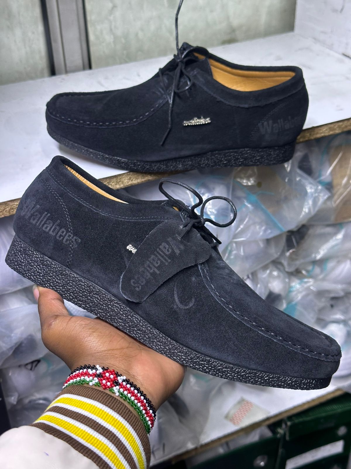 HIGH QUALITY⚡CLARK'S WALLABEES⚡ ORIGINA/LATEST/ NEW ARRIVAL SUEND CLARKS⚡ MEN'S official and non official all wearing men/classic fashioned breatherble suend wallabes 🔥samba sneakers❤️‍🔥VERY cute