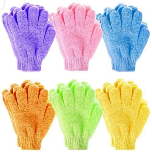 Exfoliating Gloves For Body Scrub Bath Scrubber