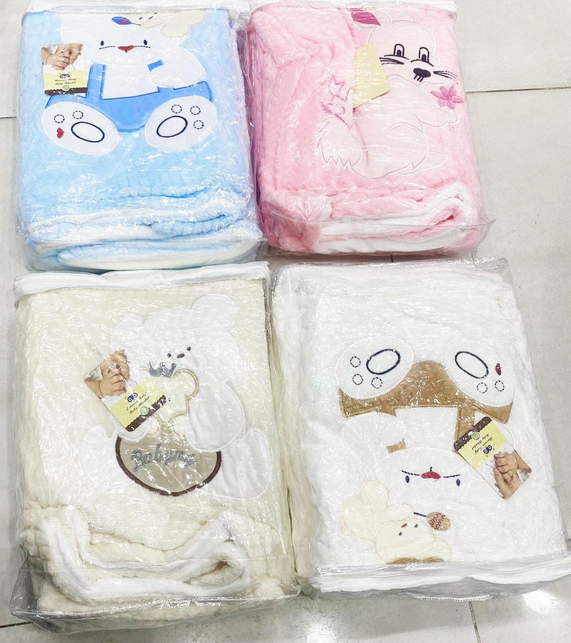 baby shawl  The fleece material is soft and warm hence ideal for a new born and infants.The blanket  can also be used to cover the infant on all occasions